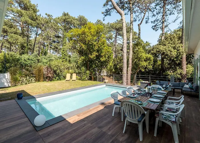 Charmante à La Vigne Avec Piscine - Fr-1-736-72 Lège-Cap-Ferret