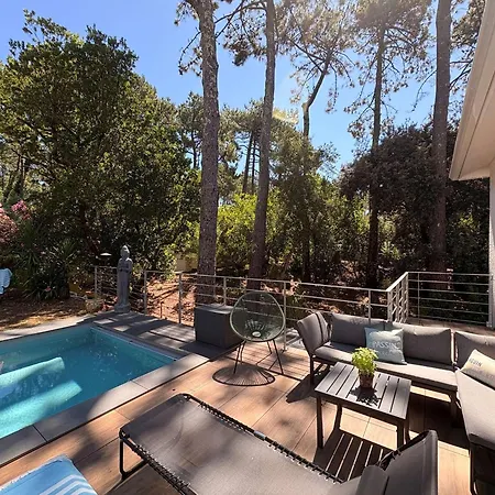Charmante A La Vigne Avec Piscine - Fr-1-736-72 Villa Lège-Cap-Ferret